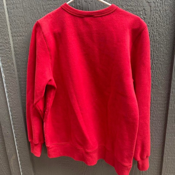Disney Minnie Mouse red pullover long sleeve pullover sweatshirt ladies medium - Picture 4 of 4